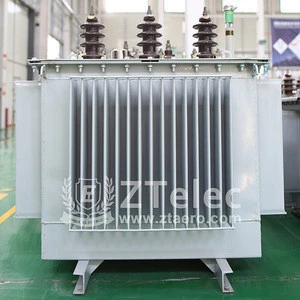 Cold rolled silicon steel sheet Iron core 6kv 10kv 11kv Three phase Oil immersed type power Transformer