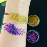 Color changing mica powder cameleon flakes chameleon pigment random cut flake eyeshadow pigment