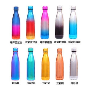 Colorful Design 500ml Double Wall Stainless Steel Vacuum Insulated Sport Water Bottle Drinking Bottle
