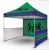 Import COLORFUL Exhibition Booth Portable Folding Event Outdoor Canopy Marquee Trade Show tent from China