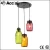 Import colorful lampshade glass hanging lamp fitting pendant light accessories from China