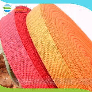 Colorful PP webbing for luggage