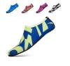 Colorful printing Quick dry aqua nylon beach swimming socks