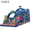 Commercial cartoon inflatable slide with high quality full printing