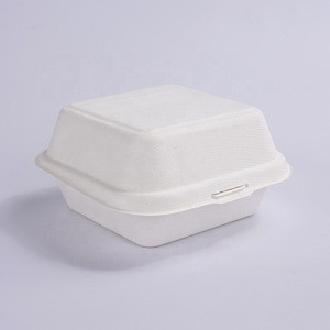 Buy Compostable Eco-friendly Biodegradable Bagasse Hamburger Box Pulp ...