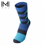 Compression badminton print socks men for running