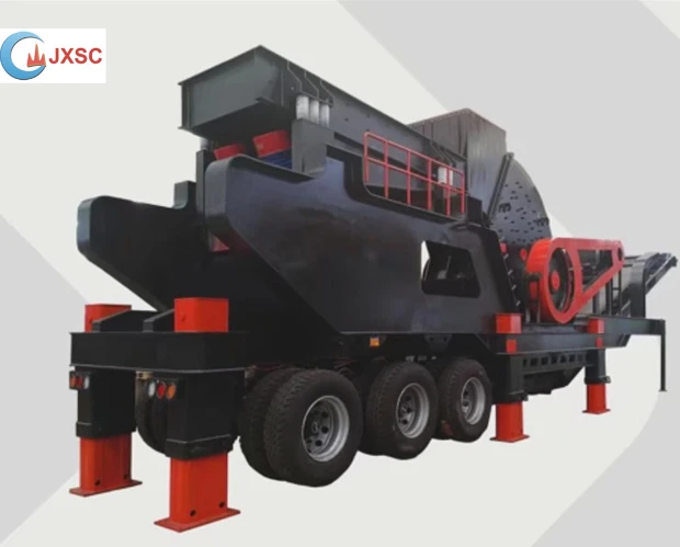 Concrete Recycling Processing Plant 100 tph  Construction Aggregate Mobile Stone  Impact Crushing Plant With Good Price