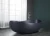 Import CONRAZZO oval shape new design natural concrete sandstone luxury hotel free stand bathroom bathtub from China
