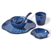 Creative leaf ceramic tableware restaurant matching dish spoon cup set hot sale dinnerware restaurant hotel use