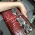 Import crocodile PU leather women envelope clutch bag diamond ladies clutches flower women hand bag sling handbag from China