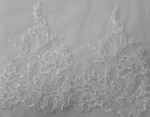 Curtain lace material wholesale
