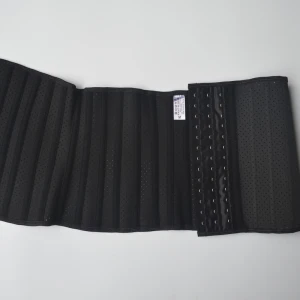 Custom adjustable steel boned lingerie waist cincher invisible waist trainer neoprene waist trimmers belt