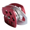 Custom anodized stainless steel big double wheel pulley