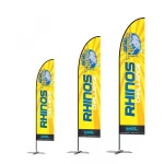 custom feather flag teardrop flag pole promotional racing safe used car beach flag for sale