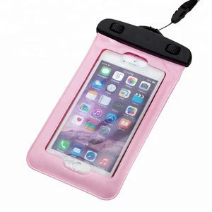 Custom Logo Transparent PVC Phone Accessories Mobile Phone Waterproof Bag Cellphone Waterproof Case