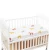 Import custom made crib mattress cover baby 100% cotton bed sheet bedding set from China