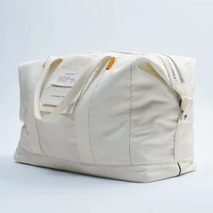 Custom OEM Logo White Nylon Canvas Sport Waterproof Durable Bowling Travel Bag For Men
