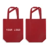 custom printed made  pp non-woven fabric tote carry fashion gift packing bag for shopping