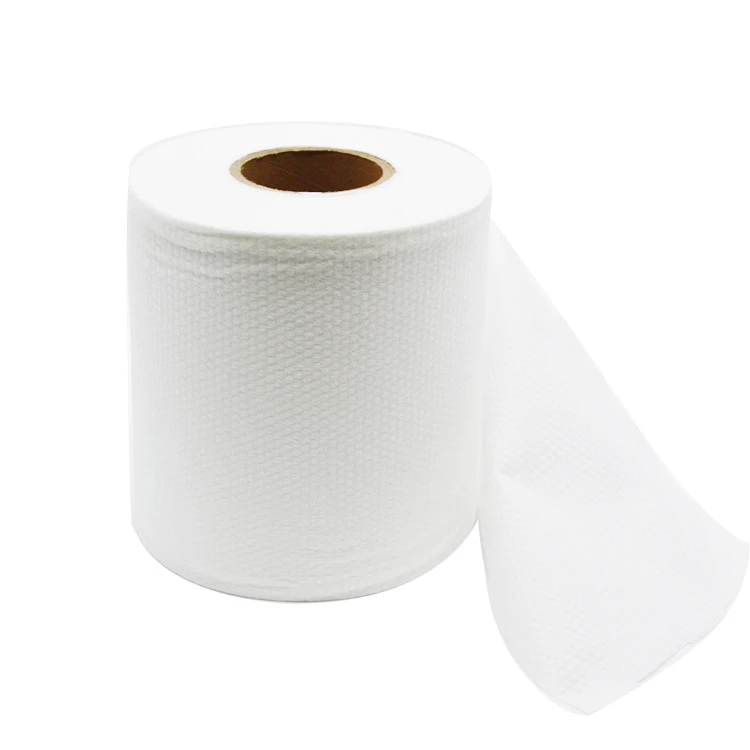 Custom raw material 40gsm cotton spunlace nonwoven fabric rolls for wet wipes