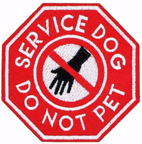 Custom Service Dog Embroidery Patches For Clothes