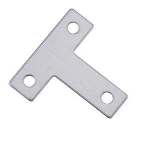 Custom T shaped Zinc-plated metal stainless steel angle corner brackets for sale