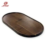 Custom Timber Walnut Unique Round Wood Serving Tray