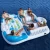 Import Custom Tropical Tahiti Inflatable Floating Island, Floating Island Inflatable Water Island Float, 6 Person River Raft from China