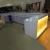 Import Custom U Shape Large Solid Surface Transparent LED Lights Modern Restaurant Bar Countertop from China