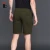 Import Custom wholesale fitness quick dry men green solid regular fit regular shorts from China