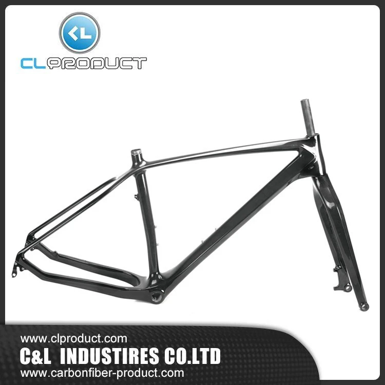 Customized design carbon bicycle frame with headset