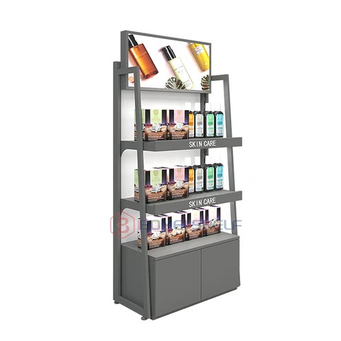 Buy Customized Double-sided Display Rack Cosmetics Island Rack Skincare ...