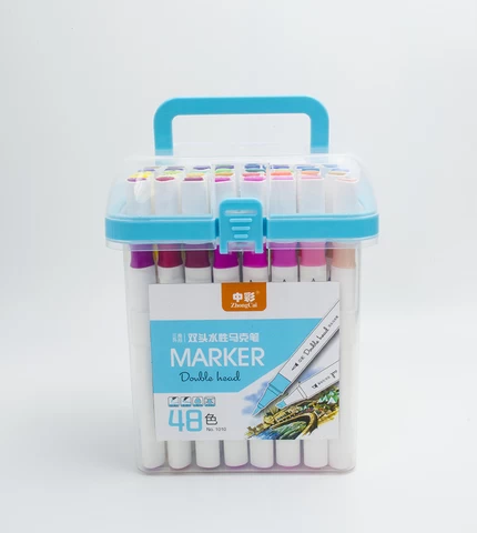 Customized dual tip water based marker brush pen watercolor art marker