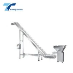 Customized Hopper and Discharge Chute Inclined Belt Conveyor