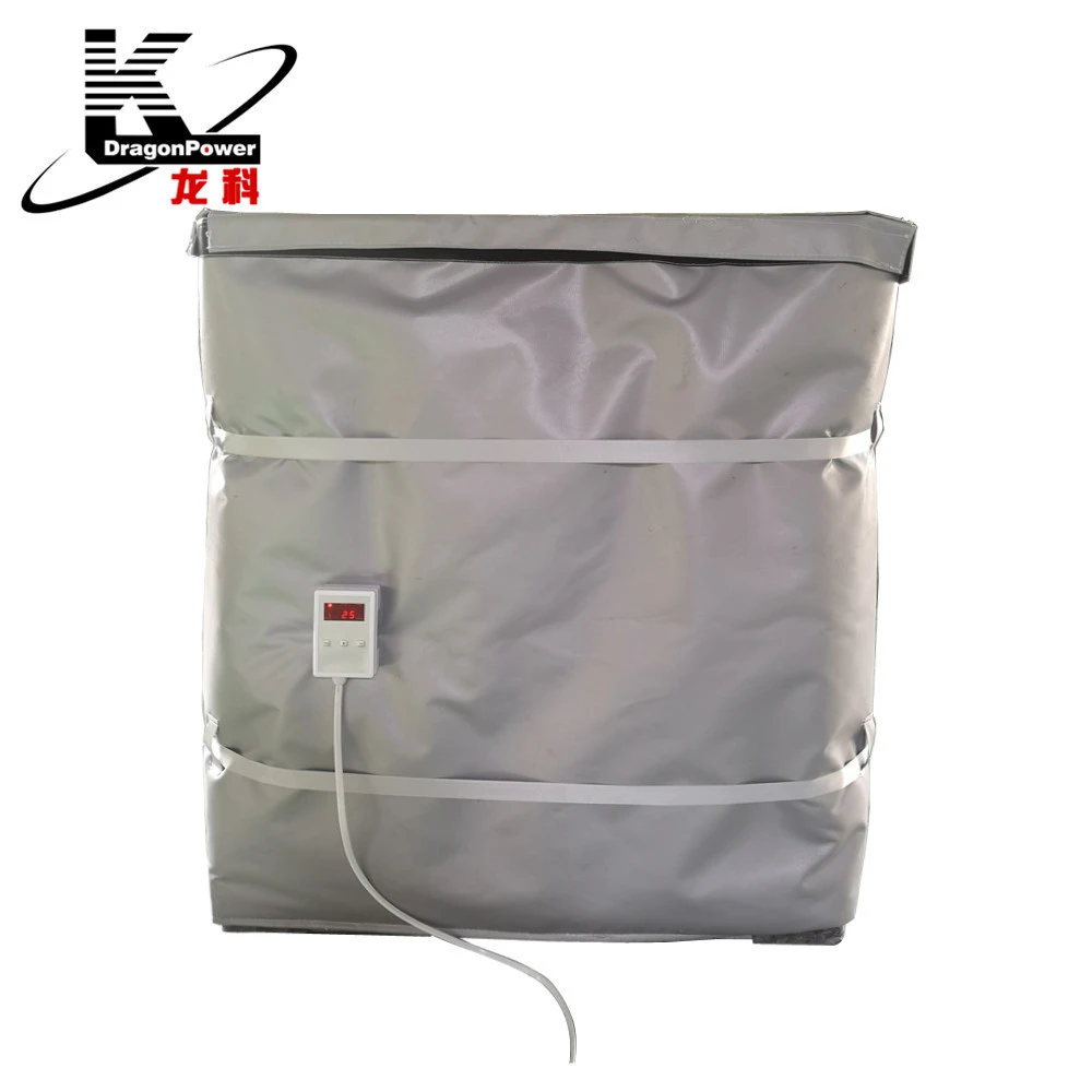 Customized   IBC tote Large container heating blanket with thermostat