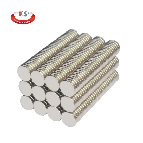 Customized NdFeB Permanent Magnet Rod Neodymium Magnetics Disc Shaped N52 Neodymium Magnet