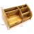 Import Customized School Home Desktop Office Organizer Natural Bamboo Desk Organizer from China