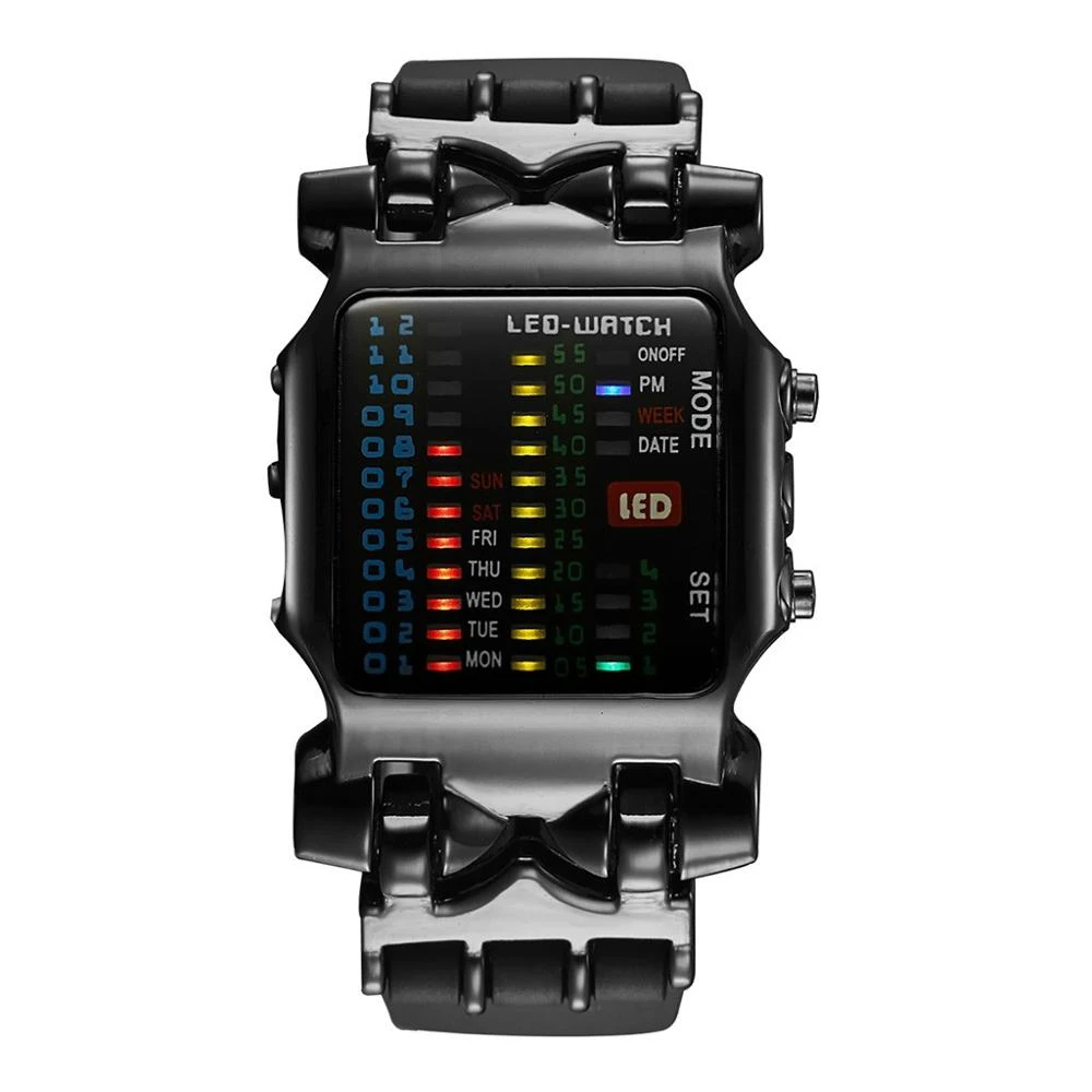 Customized Unisex Sports Bracelet Electronic Wristwatches LED Watch