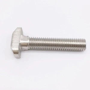 Customized  Zinc plated steel stainless steel hammer head screw for Industrial Fastener
