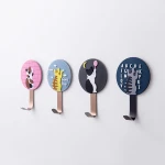 Cute Cat Magnetic Hooks Bathroom Kitchen Storage Holder Hanger Stick on Wall Hanging Door Clothes Towel Racks Key Hook
