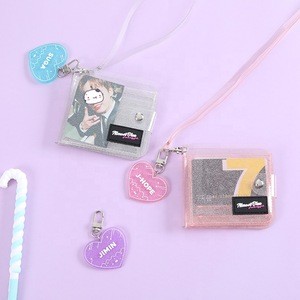 Buy Cute Laser Transparent Package Id Card Holder Wallets Pvc