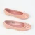 Import Cute Woven Sequin Bow Snake Peach Patent Leather Candy Soft Ballet Flats Women Ballerina Shoes Glitter Bowtie Roll Up Foldable from China