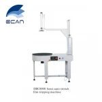 DBC800S Semi-auto stretch film luggage wrapping machine for sale