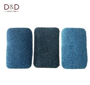 D&D 10Pcs/Lot Jeans Patch Iron On Patches Repair Patchwork For Clothes Stickers Sewing Accessories 7.5*5cm