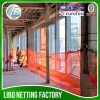 debris building plastic scaffold safety net