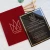 Import Decoration Wedding Supplies Burgundy Velvet Pocket Envelope and Black Acrylic Invitations Luxury Wedding Invitation Card from China