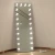 Import Decorative Home Long Dressing Table Mirror Full Length Hollywood Vanity Mirror With Light Bulbs from China