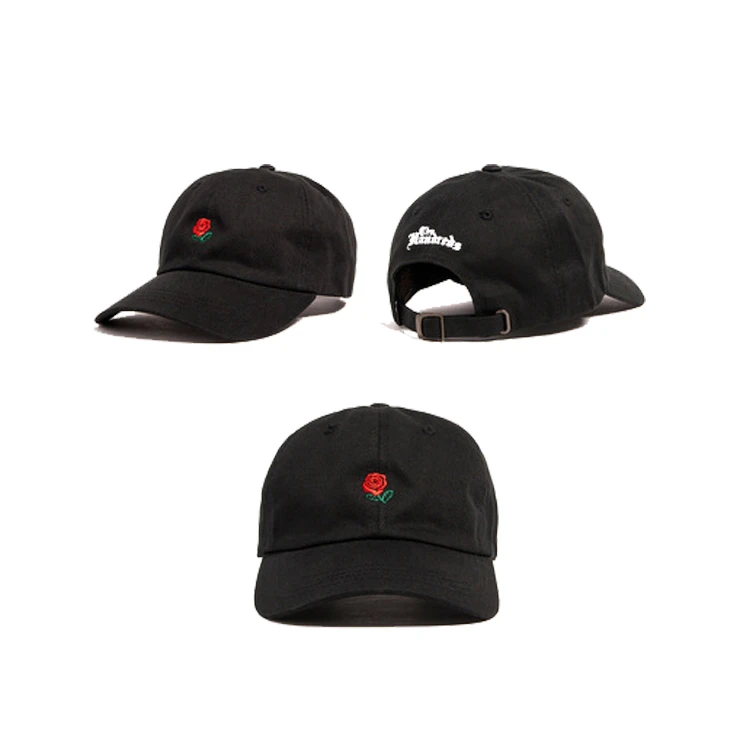 Design your own 6 panel cap dad hats custom embroidered baseball cap