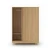Import DG Modern design hotel bedroom solid wood wardrobe cabinet manufactures direct french design wall closet from China