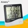 Digital indoor hygrometer clock household thermometer HTC-2