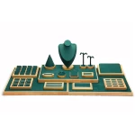 DIGU new fashion 2021 jewelry displays for store luxury jewelry display props custom wooden jewelry stand display set